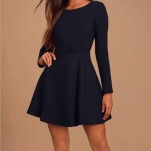 Lulus Fit and Flare Skater Dress size XS